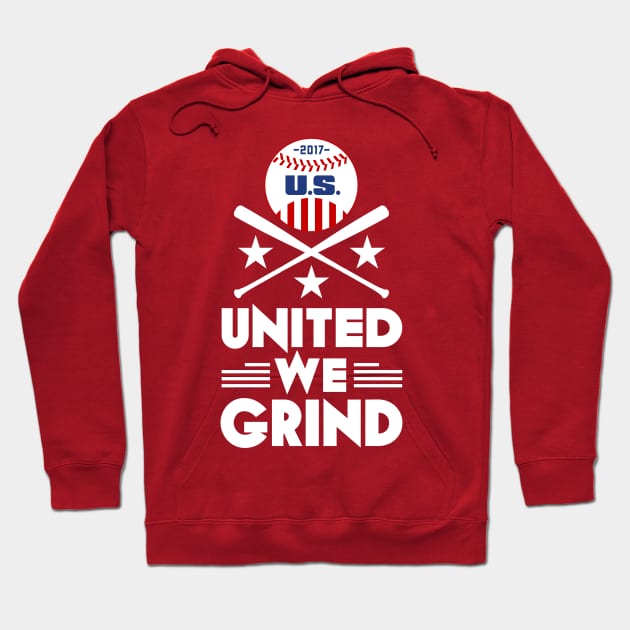 Grind Away USA Hoodie by CineFluxProd